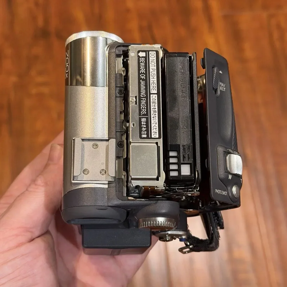 Panasonic PV-GS55 Compact Camcorder Palmcorder with Microphone & Charger - Works